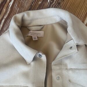 Philosophy Women's Light Beige Jacket